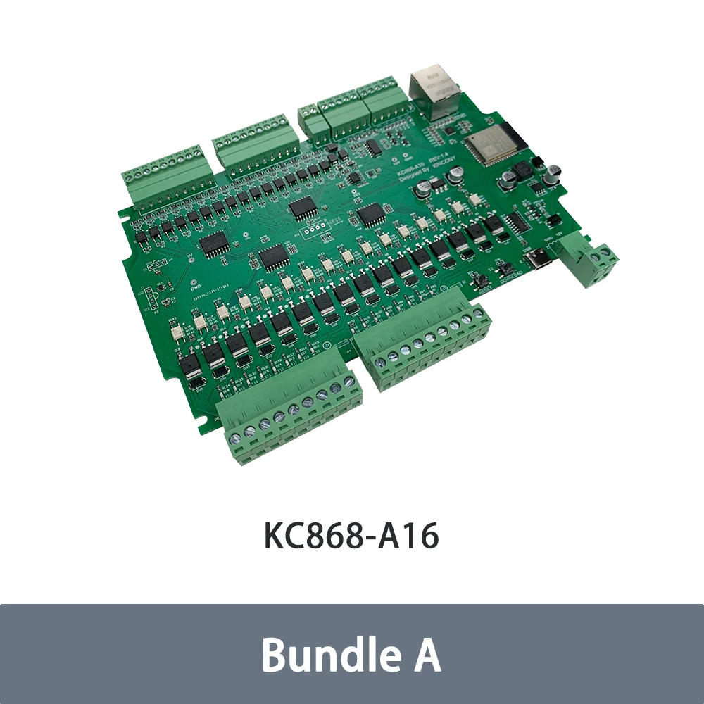 ตัวเลือกสินค้า บอร์ดควบคุมอัจฉริยะ Kincony A16 สำหรับ Home Automation
