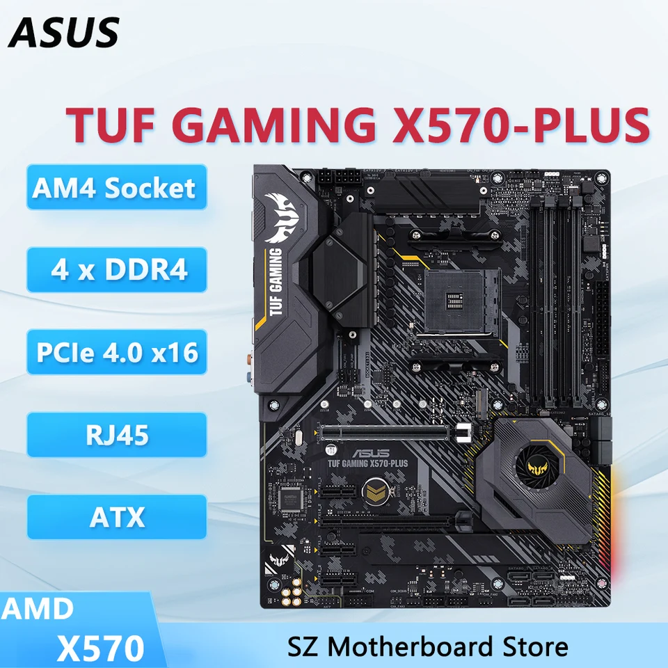 ASUS TUF GAMING X570-PLUS マザーボード X570 マザーボード AM4 CPU
