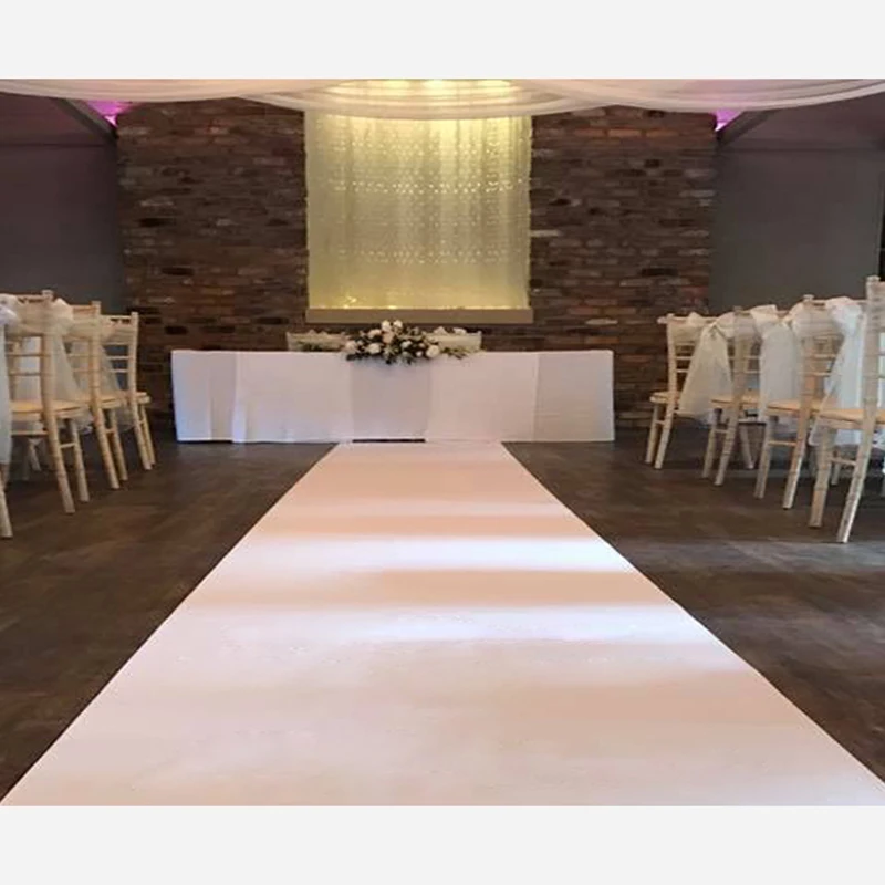 Wedding White Carpet Anti Slip Corridor Hotel Banquet Hall Decoration Celebration Event Carpet Party