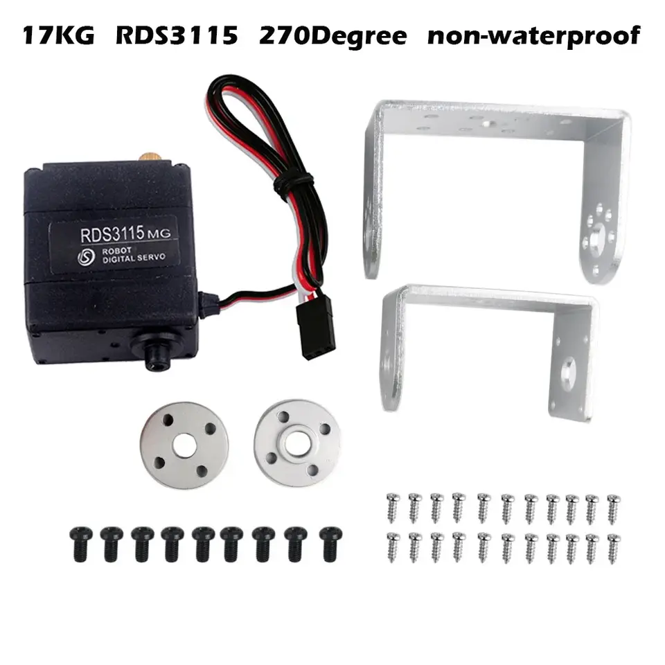 HV Robotic Digital Servo 160kg 150kg 80kg 60kg 35kg 25kg 20kg 17kg Metal Gear Servo Double-Shaft High Torque 180/270 Degree IP66 image 19
