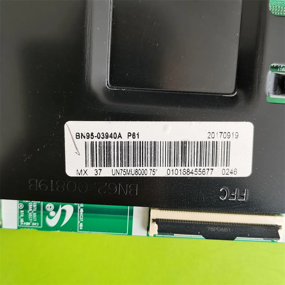 T-con Logic Board Adequado para Samsung 75 Un75mu8000 Un75mu9000f N75mu8000fxza Ue75mu7000 Bn4102573a Bn94-03940a Bn9712640a - Image 4