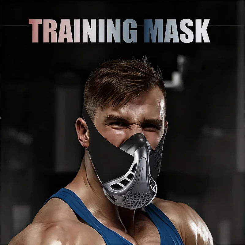 1pc Training Mask, Adjustable Resistance Levels, Simulate High Altitudes for Cardio Workouts, Lung Trainer, Washable 1