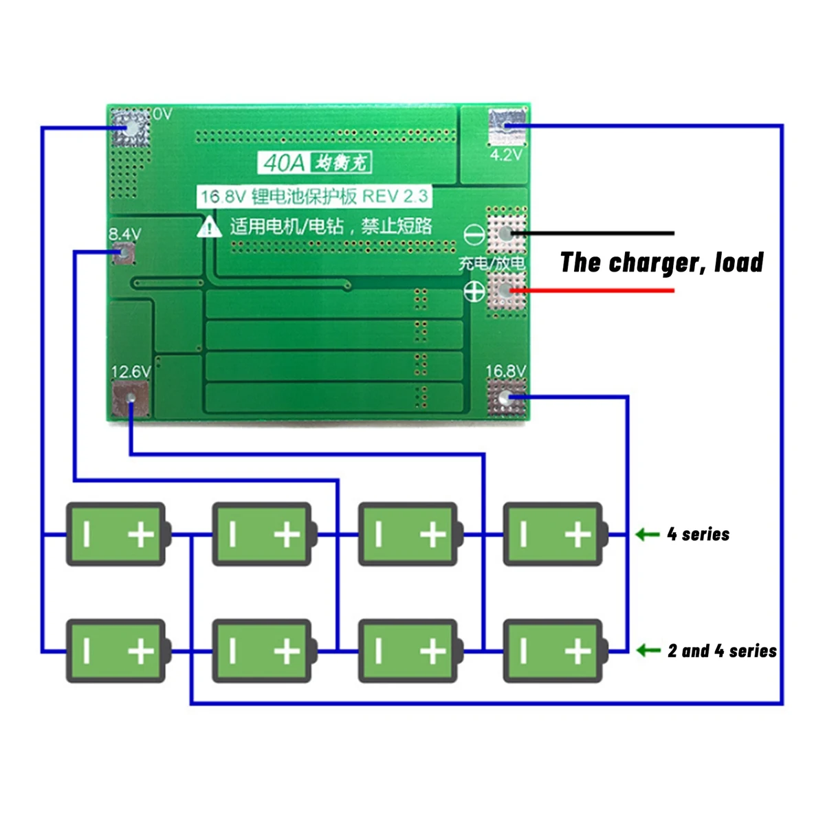 4S 40A Active Equalizer Balancer 18650 Lifepo4 Lithium Battery Protection Board BMS Board Energy Transmission