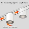 Surface Mount 6MM Ultra Thin Magnetic Track Light White Black Modern Linear Spotlight for Living Room Home Magnet Track Lamps 4