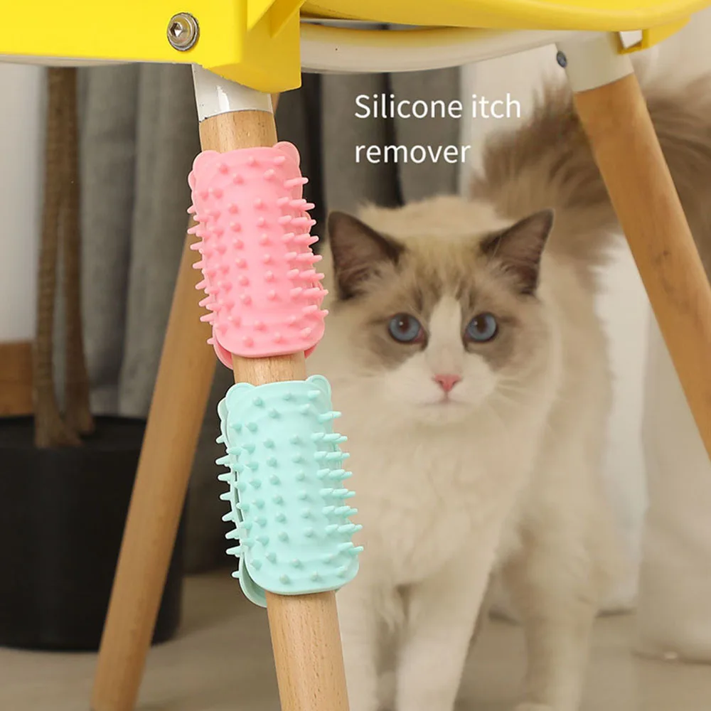 Cat Scratcher Massager For Cats Scratching Pets Brush Remove Hair Comb Grooming Table Dogs Kitten Care Royal Canin Accessories