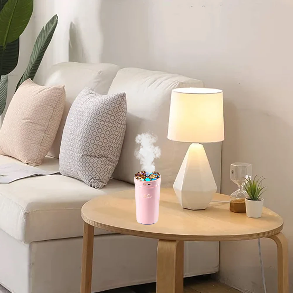 Car Air Freshener Colorful Night Light USB Powered Home Aroma Diffuser Timer Small Humidifier Dual Mode for Car Room Home Office