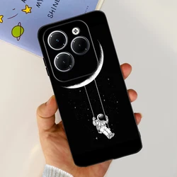 Cute Fashion Soft Silicone Phone Case - Stylish Protective Cover with Bumper for Infinix Hot 40i (652)