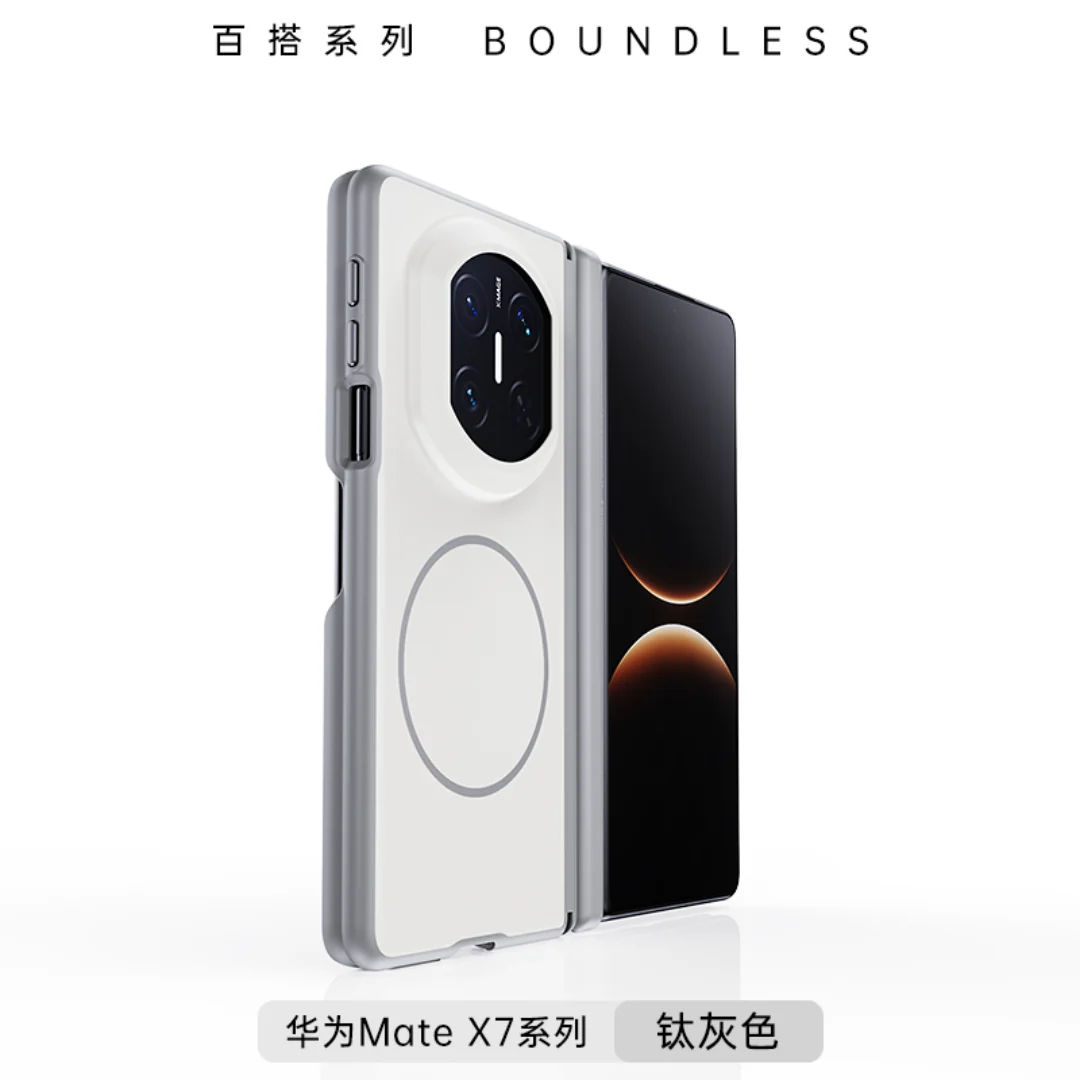 Magnetic Circle Pattern Protective Phone Case with Enhanced Grip