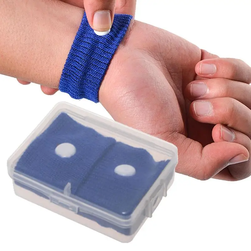 

1 Pair 2pcs Travel Morning Sickness Wrist Band Anti Nausea Car Van Sea Plane Wristband Anti-motion Sickness Bracelet Strap Boats