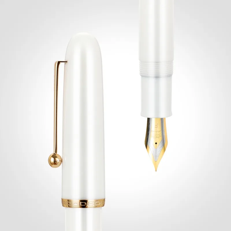JINHAO Dadao Acrylic Transparent Fountain Pen - Elegant Writing Instrument for Office and School Supplies