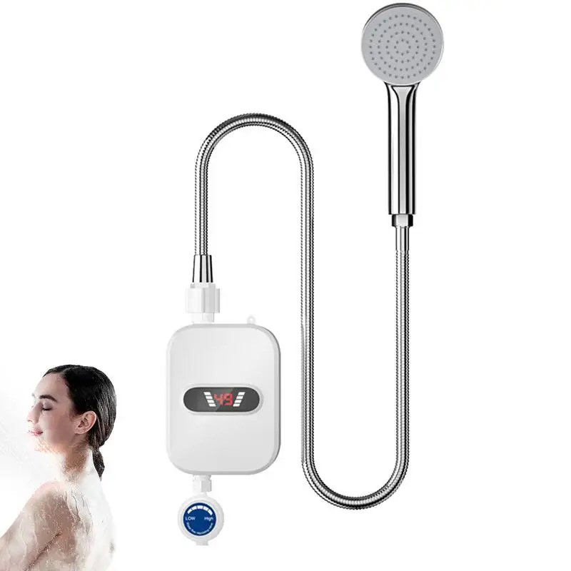 

Hot Water Heater Tankless 3.5kW Hot Water Heater With Digital Display Waterproof 110V Instant Water Heaters Shower Heater