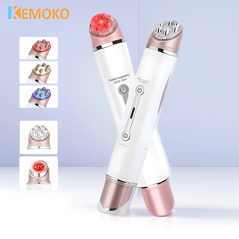 Eye Beauty Device EMS Red Light Sonic Vibration Eye Skin Anti Aging Eye Massager Face Tighten Hot Compress Remove Dark Circles beauty eye instrument micro current eye massager color light iontophoresis instrument vibration hot compress to remove lines