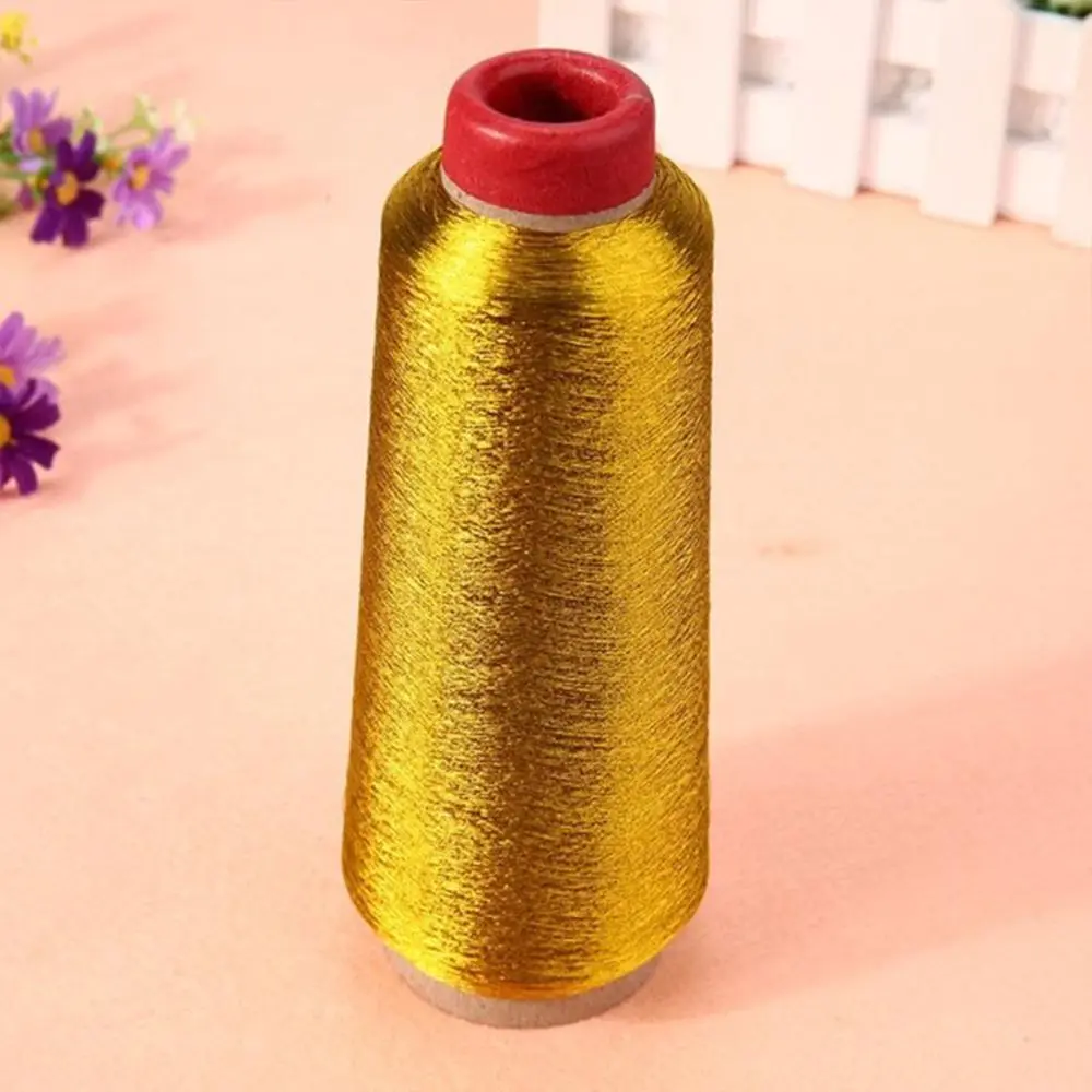 Luxurious Metallic Gold & Silver Embroidery Threads - 3000M High-Quality Sewing and Cross-Stitch Yarn
