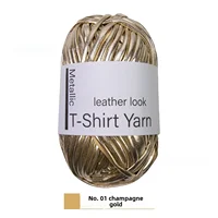 Metallic T-shirt yarn Metallic gloss cloth line DIY hand-woven wool ball 2