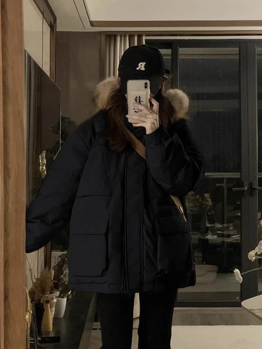 Рисунок 2 - Новинка 2023, зимняя куртка с капюшоном и мехом