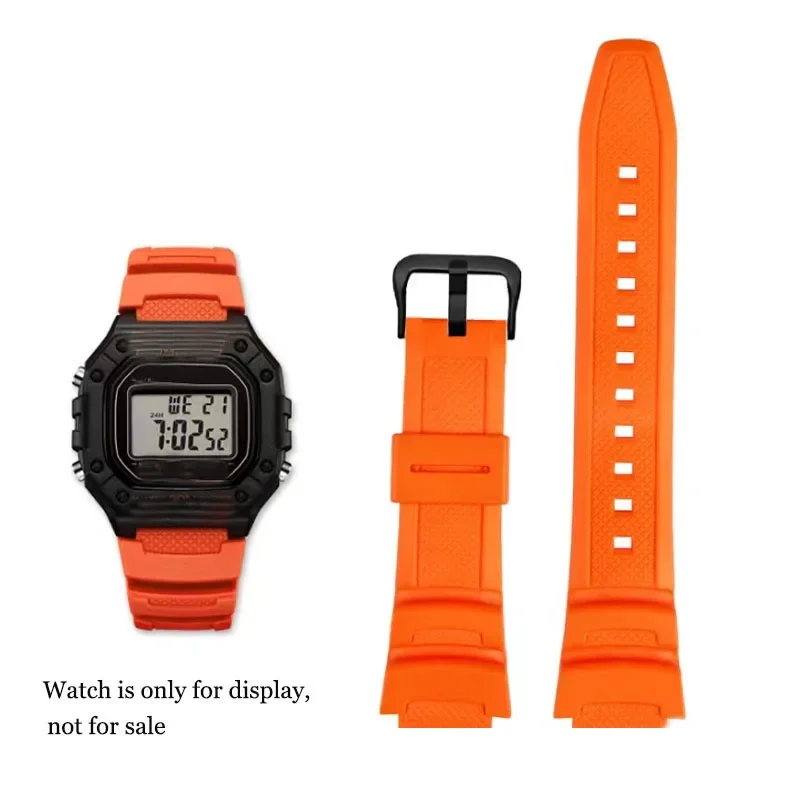 Premium 18mm Silicone Rubber Watch Strap - Men's Wristband Bracelet Accessory