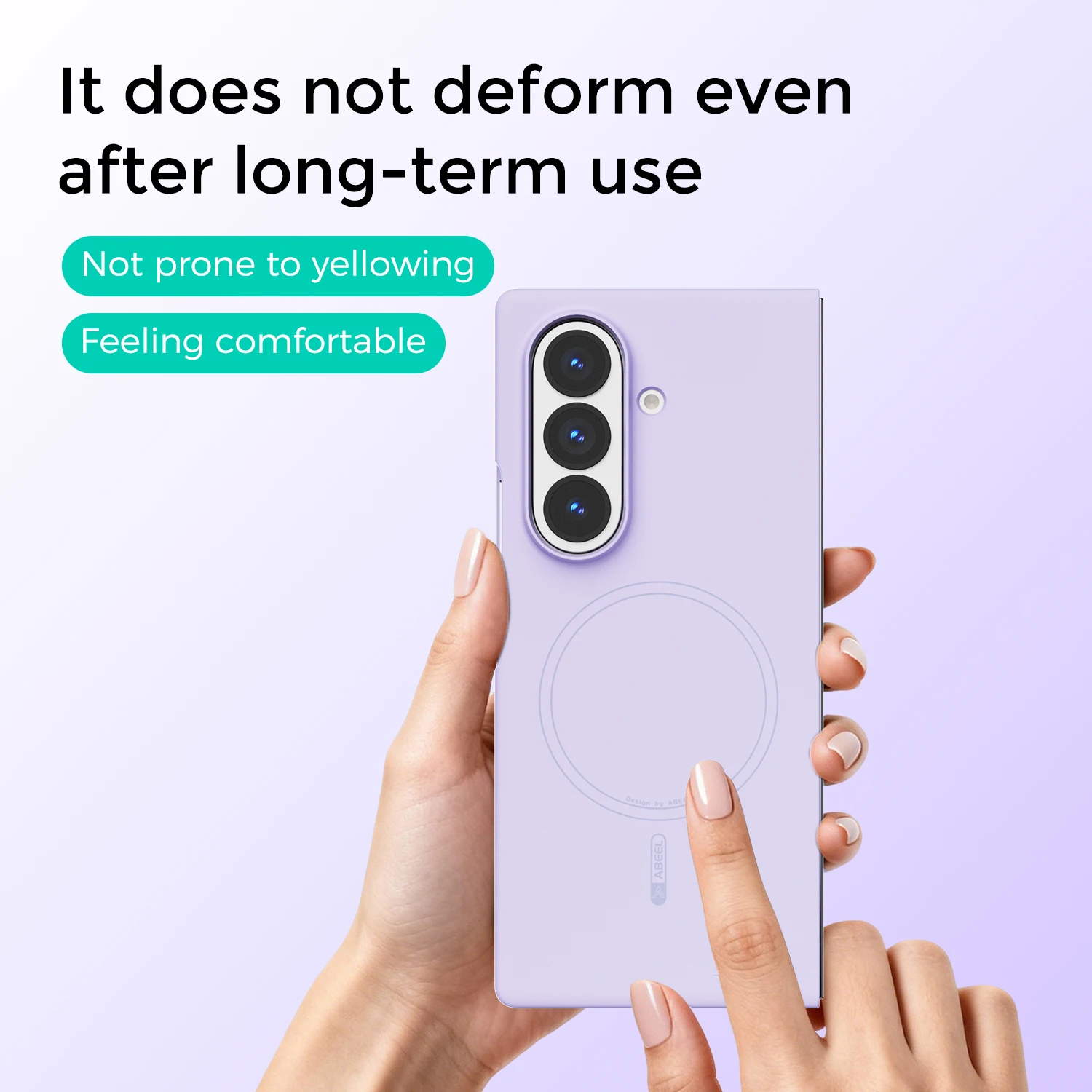Magsafe-Compatible Shockproof Wireless Charging Phone Case with Hard PC Protection