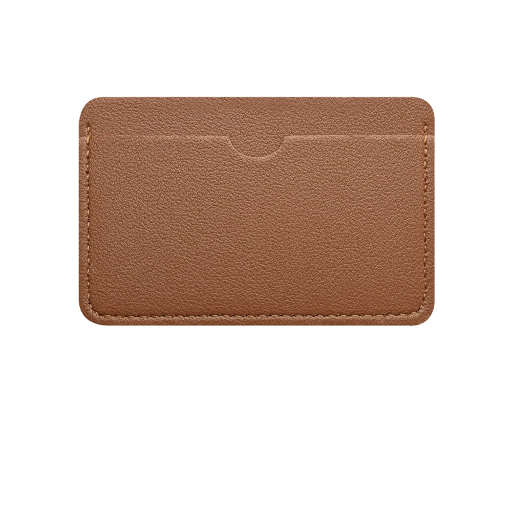 Premium PU Leather Card Holder - Compact ID & Credit Card Protector