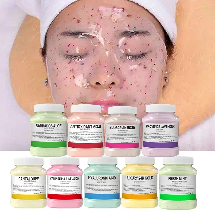 

350g Crystal powder special jelly mask powder for beauty salon soft membrane powder coated with ice film mask for face women