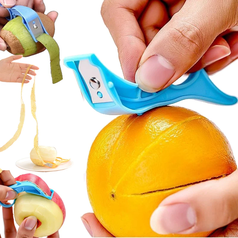 Fruit Apple Kiwi Peeler Orange Cutter Vegetable Stainless Steel Peelers Portable Manual Peeling Potatoes Peeler Kitchen Tools