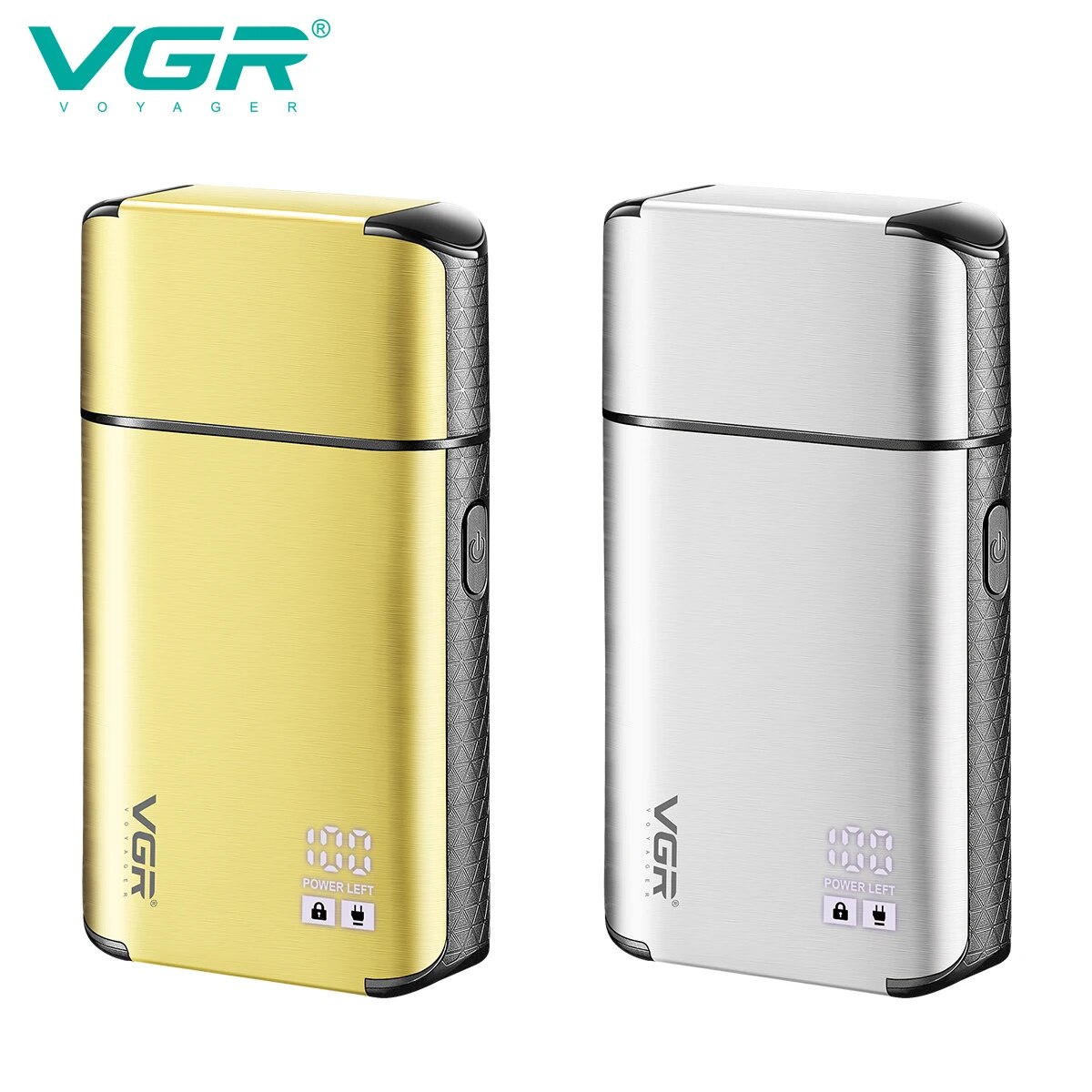 VGR 2024 New Shaver Dual Floating Foils Shaver IPX6 Waterproof Professional Electric Portable Rechargeable Shaver for Men V-359