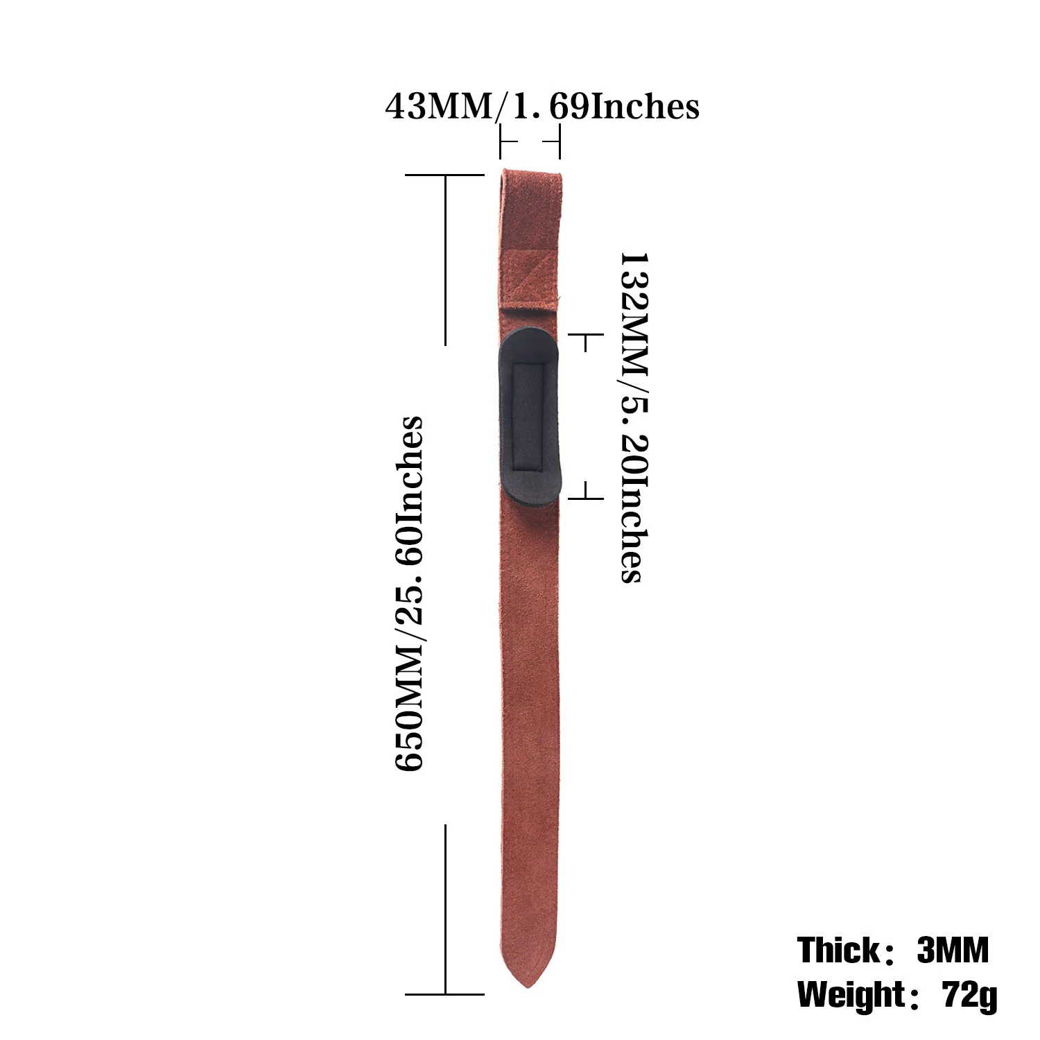 Leather Weightlifting Wrist Strap with Neoprene Cushioned Wrist Padded for Deadlifts Powerlifting Bodybuilding Strength Training 2