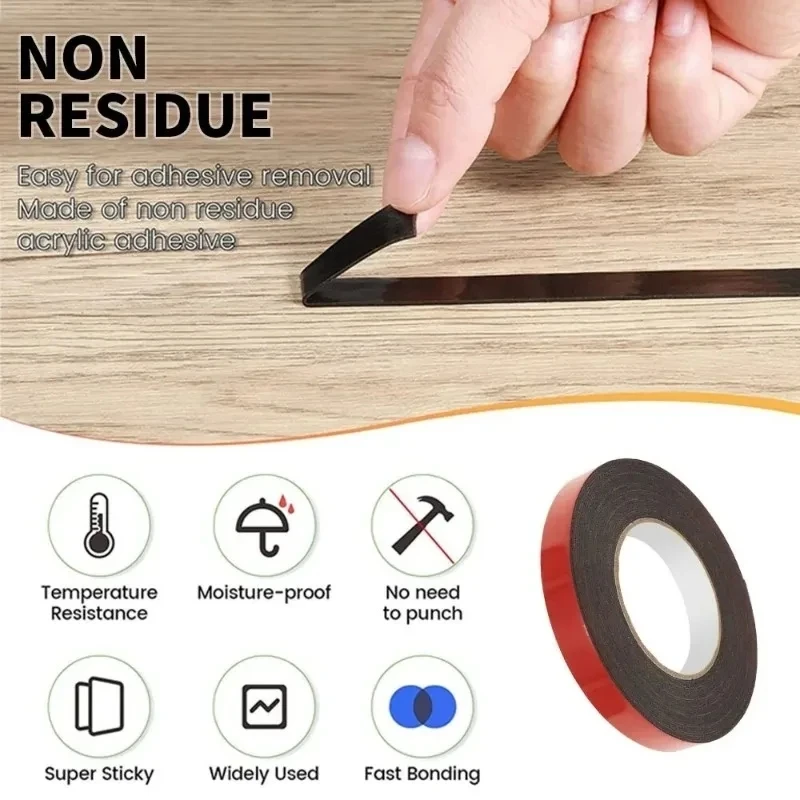 Car Double Sided Tape Double Sided Tape Car Adhesive Tape Double Sided Adhesive Tape 3 Meter High Strength Waterproof Car Double Side Adhesive Tape Automobile Decoration Fixing