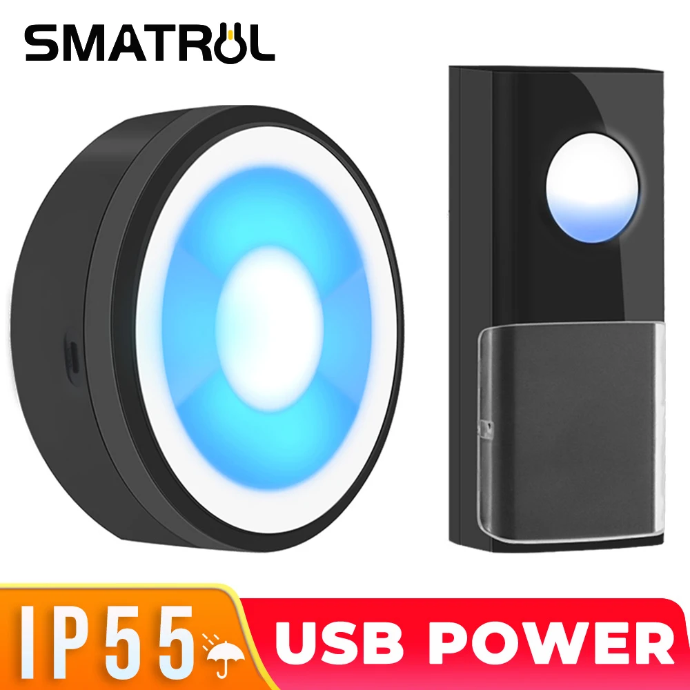 Wireless Ring Doorbell Chime Doorbell Work Ring Ring Battery