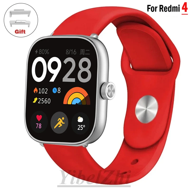 Soft Silicone Sport Bracelet Strap for Smartwatch Wristband Accessories