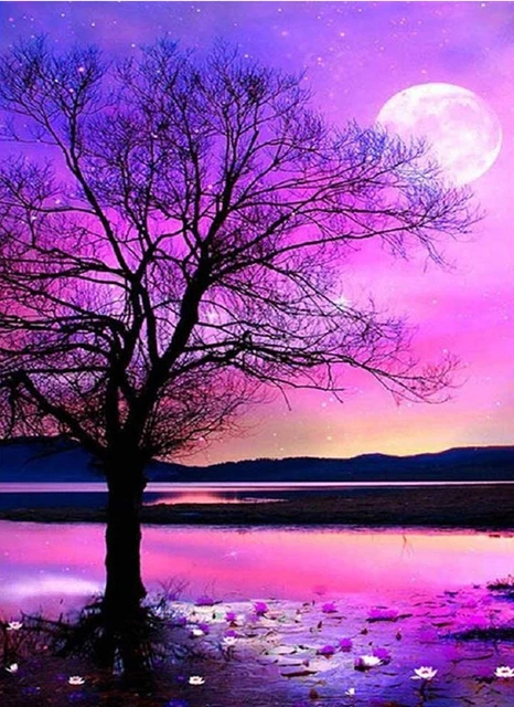 5D Scenery Diamond Painting DIY Landscape Diamond Mosaic Sunset Rhinestone Embroidery Full Drill Cross Stitch Kit Home Decore CY-FJ00109AE6