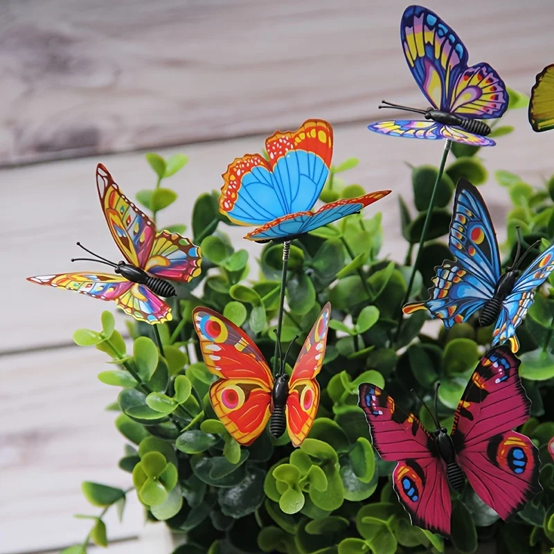 Colorful Butterfly Garden Stakes 6