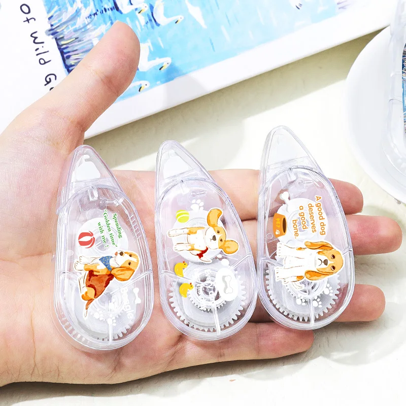 크리에이티브 교정 48m PET 코어 투명, 높은 미적 가치, 미니멀리스트 교정 벨트, 대용량, 6-8 개/세트