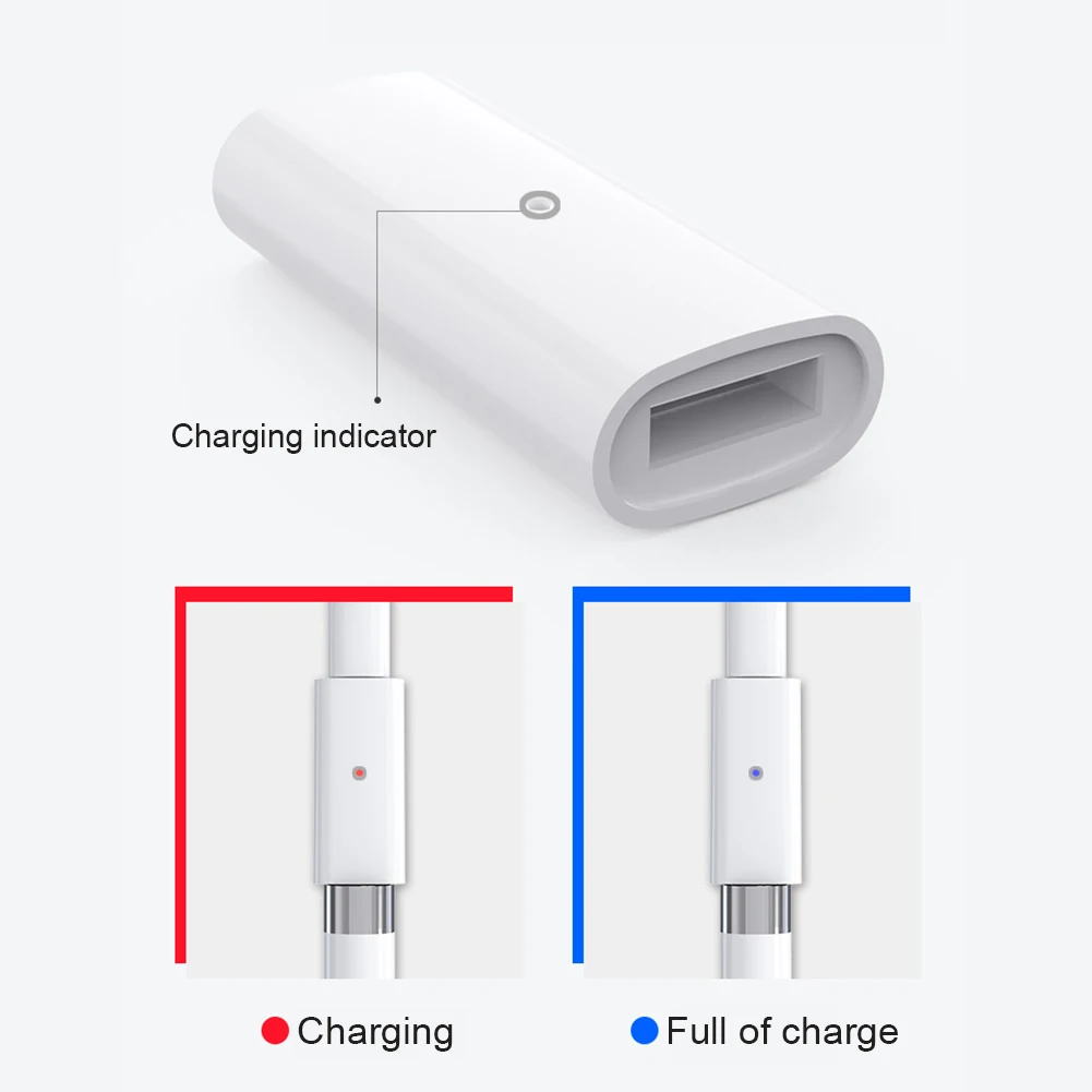 Charging Adapter Mini Connector Charging Adapter for Apple Pencil 1 Charger Touch Stylus Pen