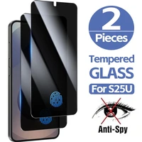 Anti-Spy Screen Protector Tempered Glass For Samsung S 25 S25 Ultra 5G Privacy Protective Glass For SamsungS25 S25Ultra S25+