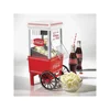 Coca-Cola Logo Hot Air Popcorn Maker 12-Cup Electric Snack Healthy Family Friends Measuring Cap Crunchy Delicious  Kit Swirling 5