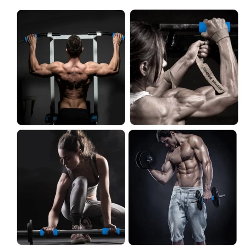 Silicone Dumbbell Grip Barbell Grip Rough Shoulder Guard Weightlifting Sports Protective Gear Large 12.7X5cm