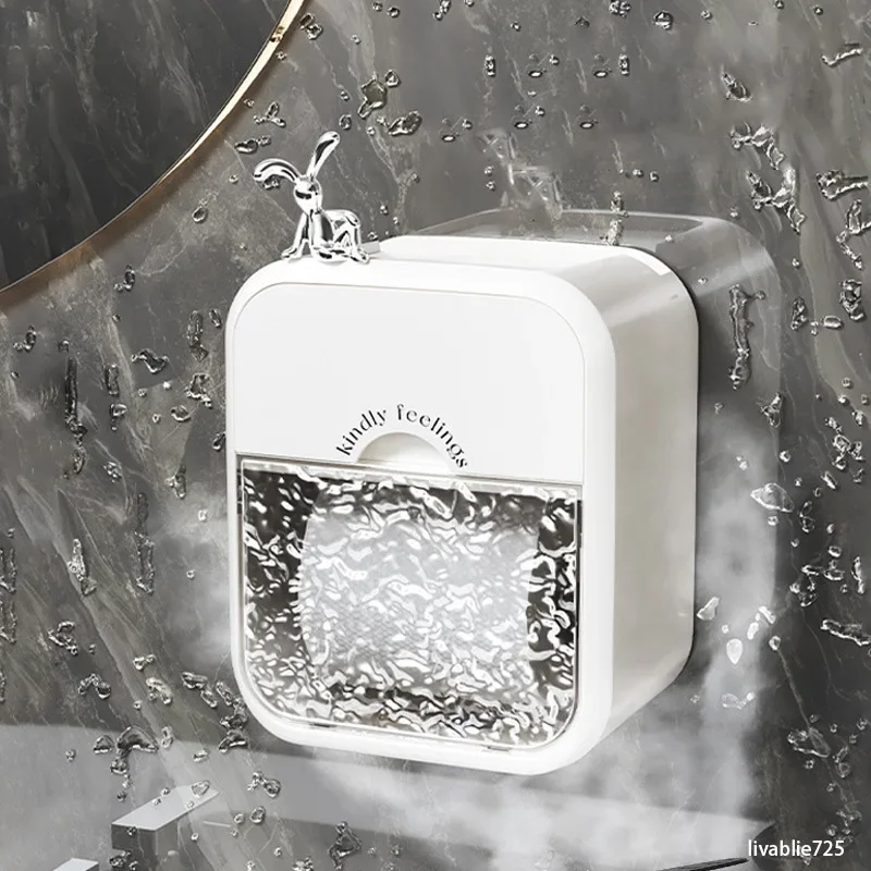 High quality white toilet paper holder wall mounted waterproof storage box toilet roll paper storage rack bathroom accessories paper towel holder toilet paper holder toilet roll holder