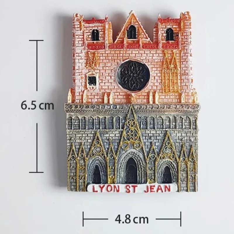 Arco di Trionfo Parigi Francia Magnete Frigo Frigorifero Magnete Decorazione Sticker Souvenir Resina Artigianato Lavagna