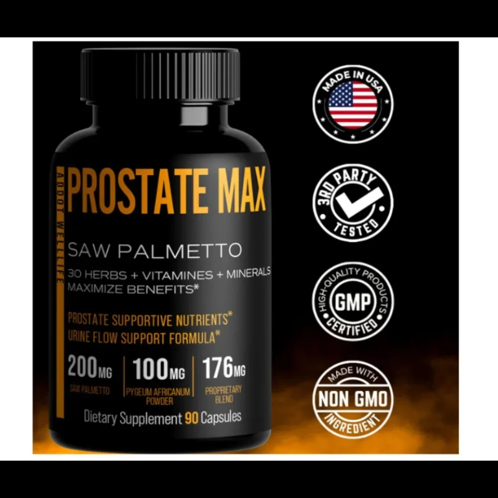 With Saw Palmetto and 30 Powerful Herbal Extracts Minerals and Vitamins to Maximize Prostate Health 90 Capsules