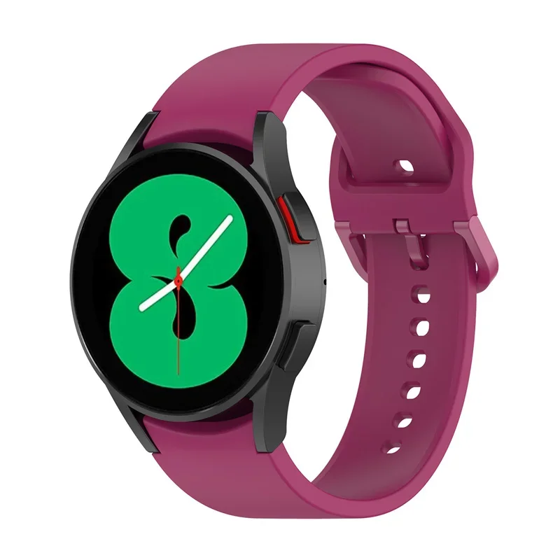 Universal 20mm Silicone Watch Strap - No Gaps Design