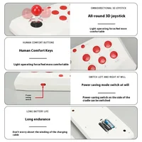 X6 Ретро игровая консоль 2,4G Беспроводная 4K HD Double Rocker Console Stick 64 ГБ Встроенная 15000 Ретро-игр для игр Детский подарок — изображение 4