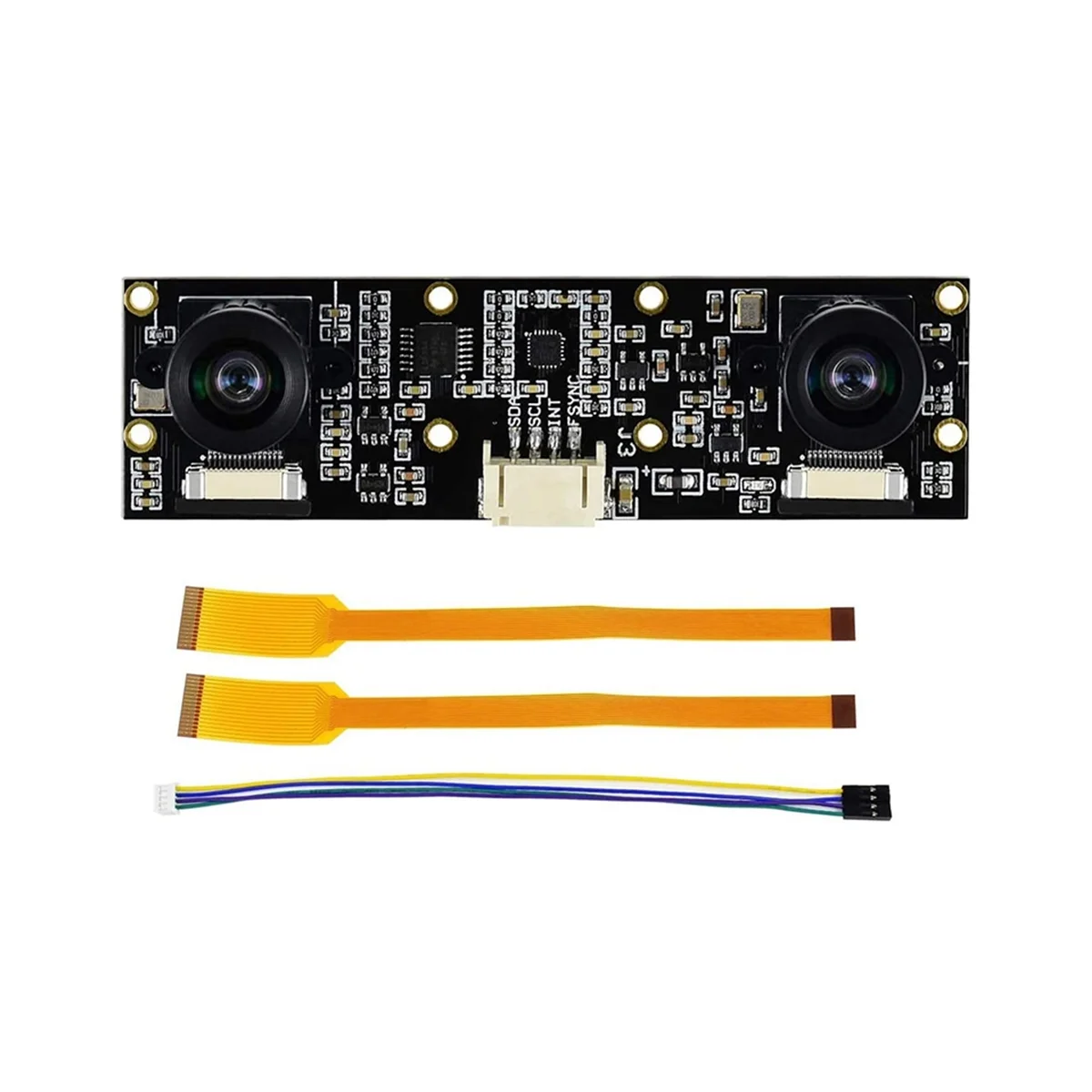 

Waveshare IMX219-83 Stereo Camera Binocular Camera Module 8MP HD Camera for Jetson Nano Development