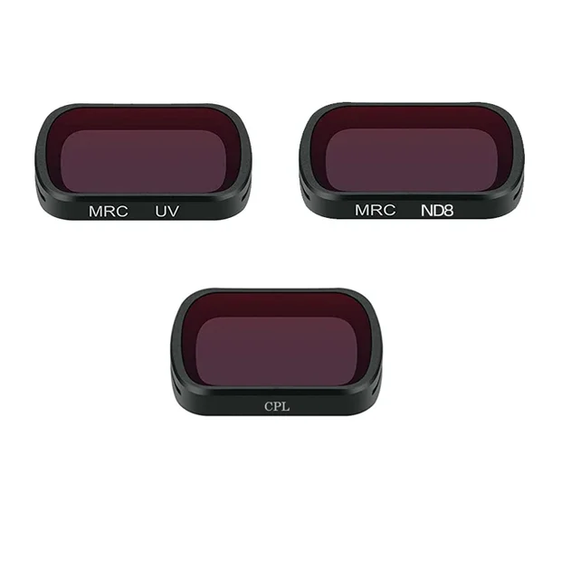 6PCS/Set Camera Lens Filter ND4/ND8/ND16/ND32 MCUV ND/PL Filters Kit Adjustable For DJI Pocket1/2 Drone Accessories