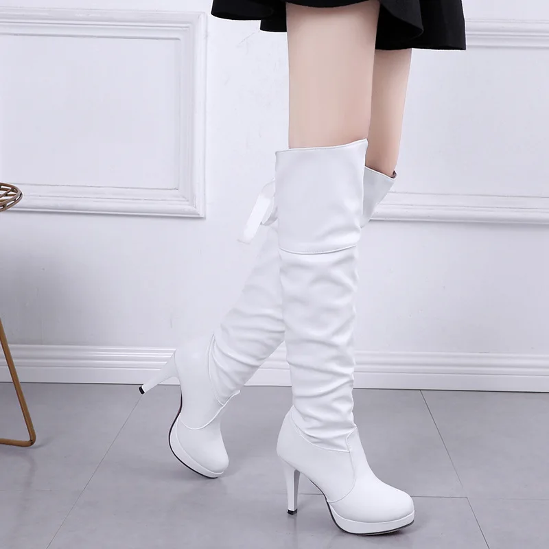 2022 New Women Boots Classics Red Sole Shoes Luxury Fashion Autumn Soft Leather Elegant Comfortable Knee High Boots Woman Ladies