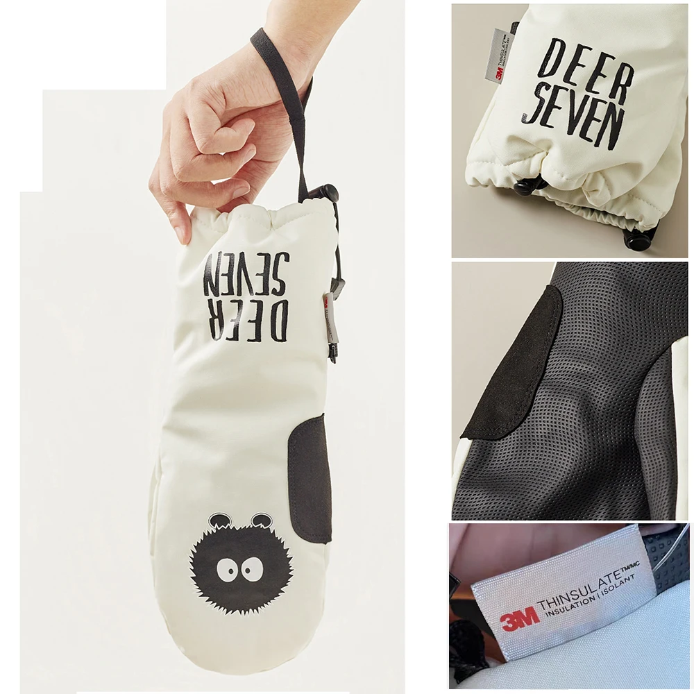 Guanti Da Sci OutdoorMaster Unisex - Impermeabili, Caldi Con Thinsulate 140g E Touchscreen - Foto 10