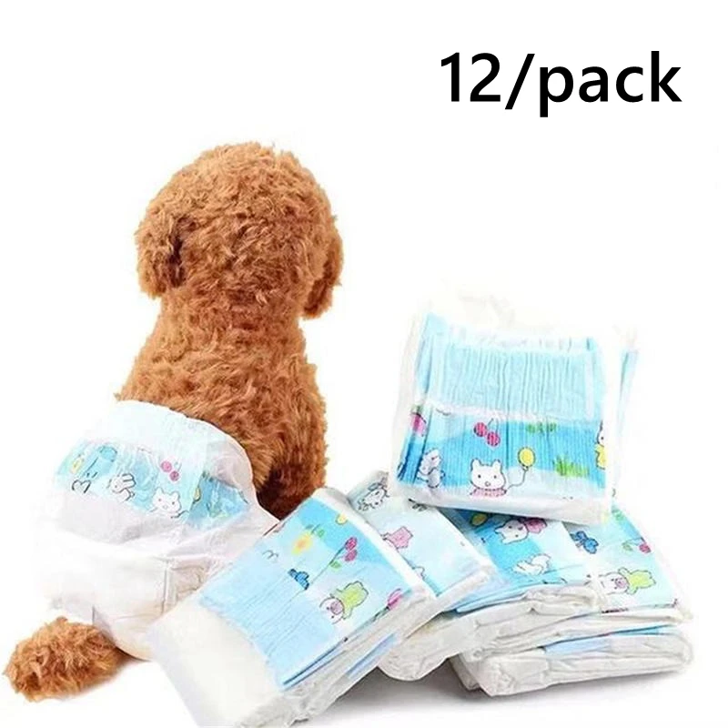 Pack of 10 Super Absorbent Disposable Leakproof Dog Diapers