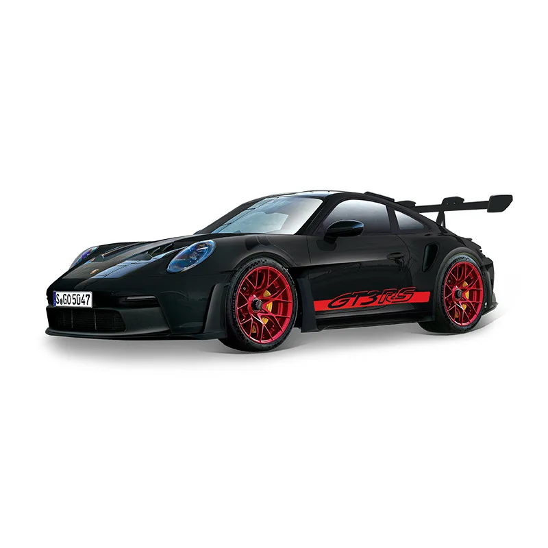 Bburago 1:43 Lamborghini SC63 Porsche 911 Audi S1 C8R Alfa Alloy Luxury Vehicle Diecast Pull Back Cars Model Toy Collection Gift 6