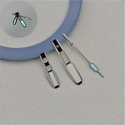 Luminous Green Mechanical Watch Hands - Enhanced Design (Blue)