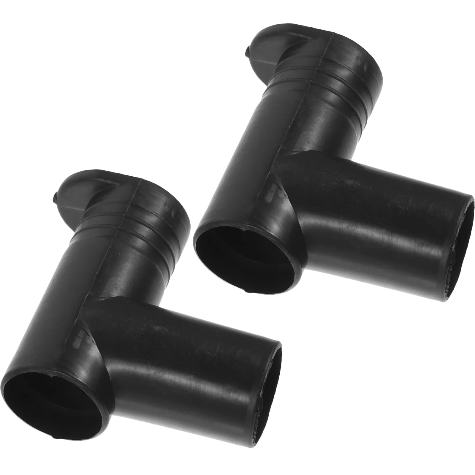 2 Pcs Right Angle Connector Head Plastic Joints Clothes Rack Accessories Drying Racks Home Storage Bedroom Store 4