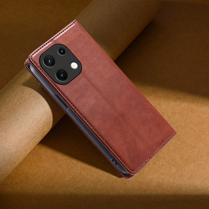Premium Flip Leather Phone Holster and Protective Case Cover